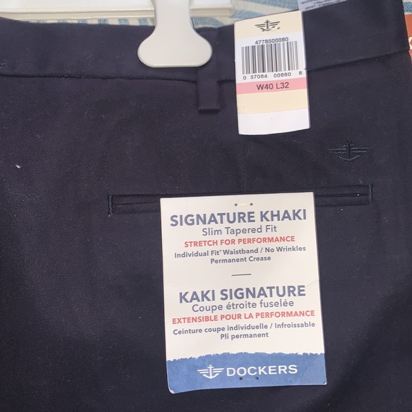 Dockers | signature khaki Blue Slim Tapered Pants - Picture 2 of 4